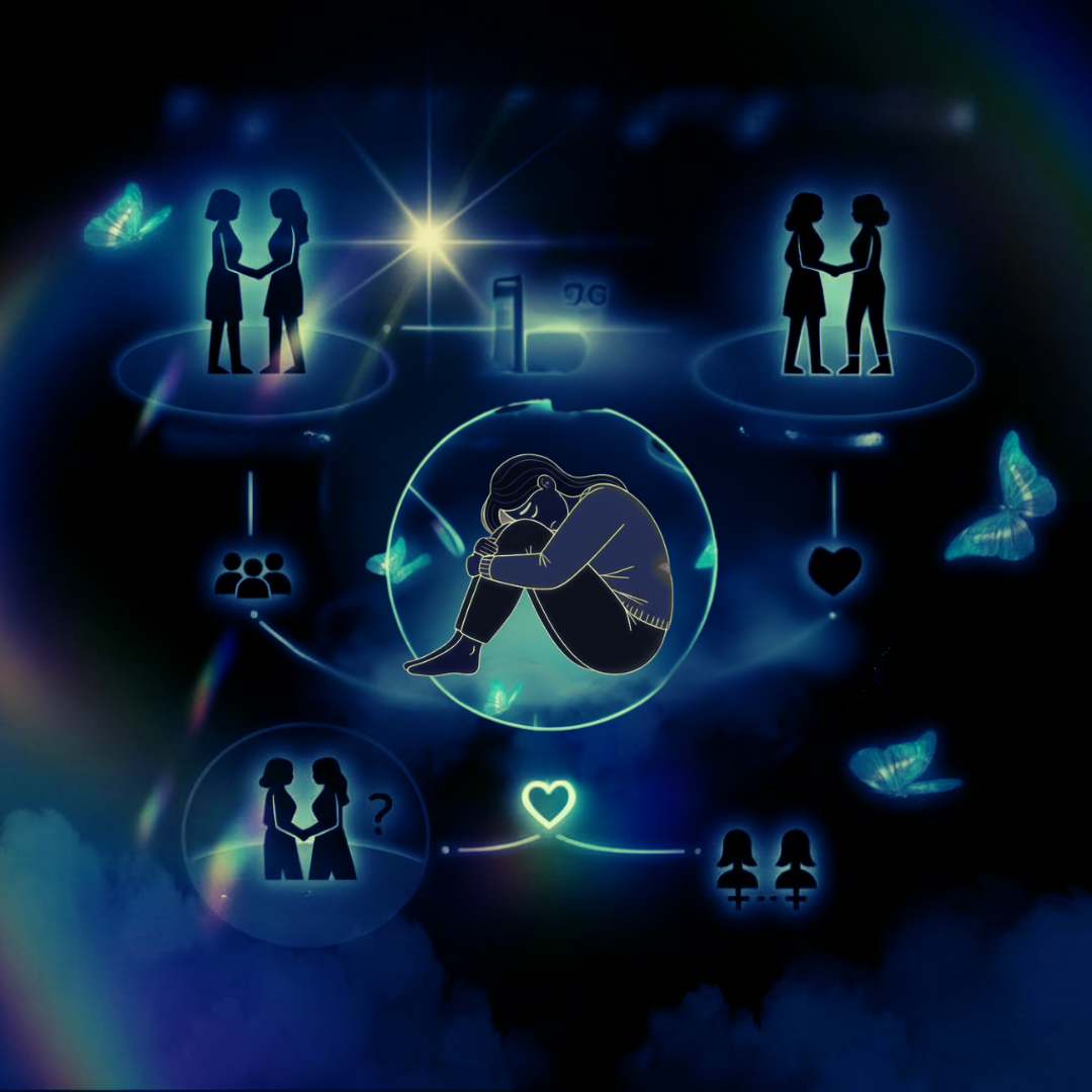 Eingeschränkte Dating-Möglichkeiten in der kleinen lesbischen Community – Infografik UNBOND